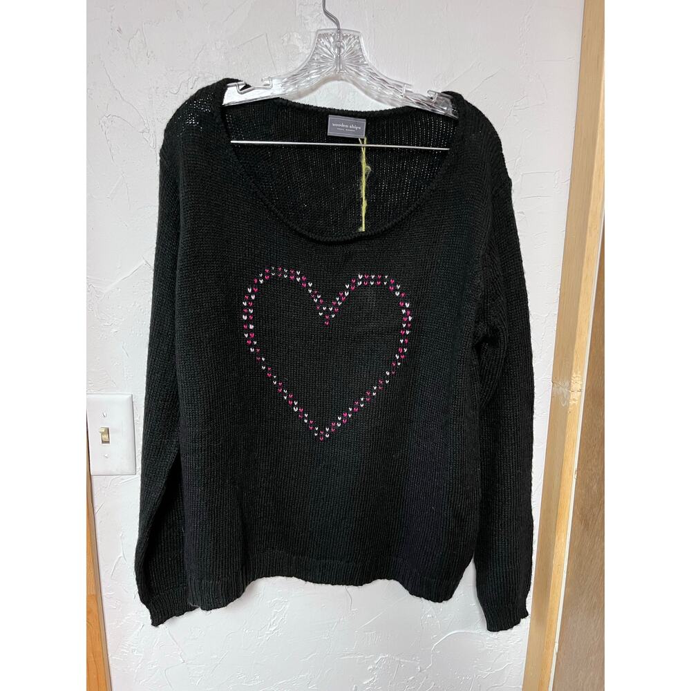 Wooden Ships Heart Crewneck Sweater Szā L